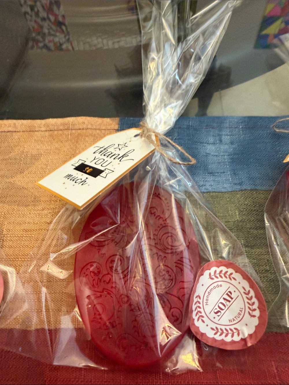 New soap watermelon vanilla sunset red dired flower made with GLYCERIN BASE NWT - Picture 12 of 17